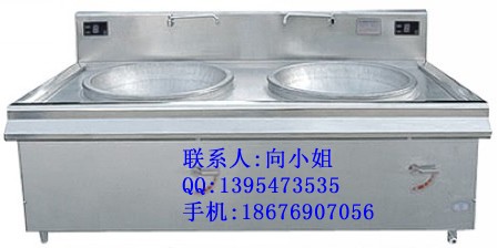 供应商用电磁炉-双头大炒炉